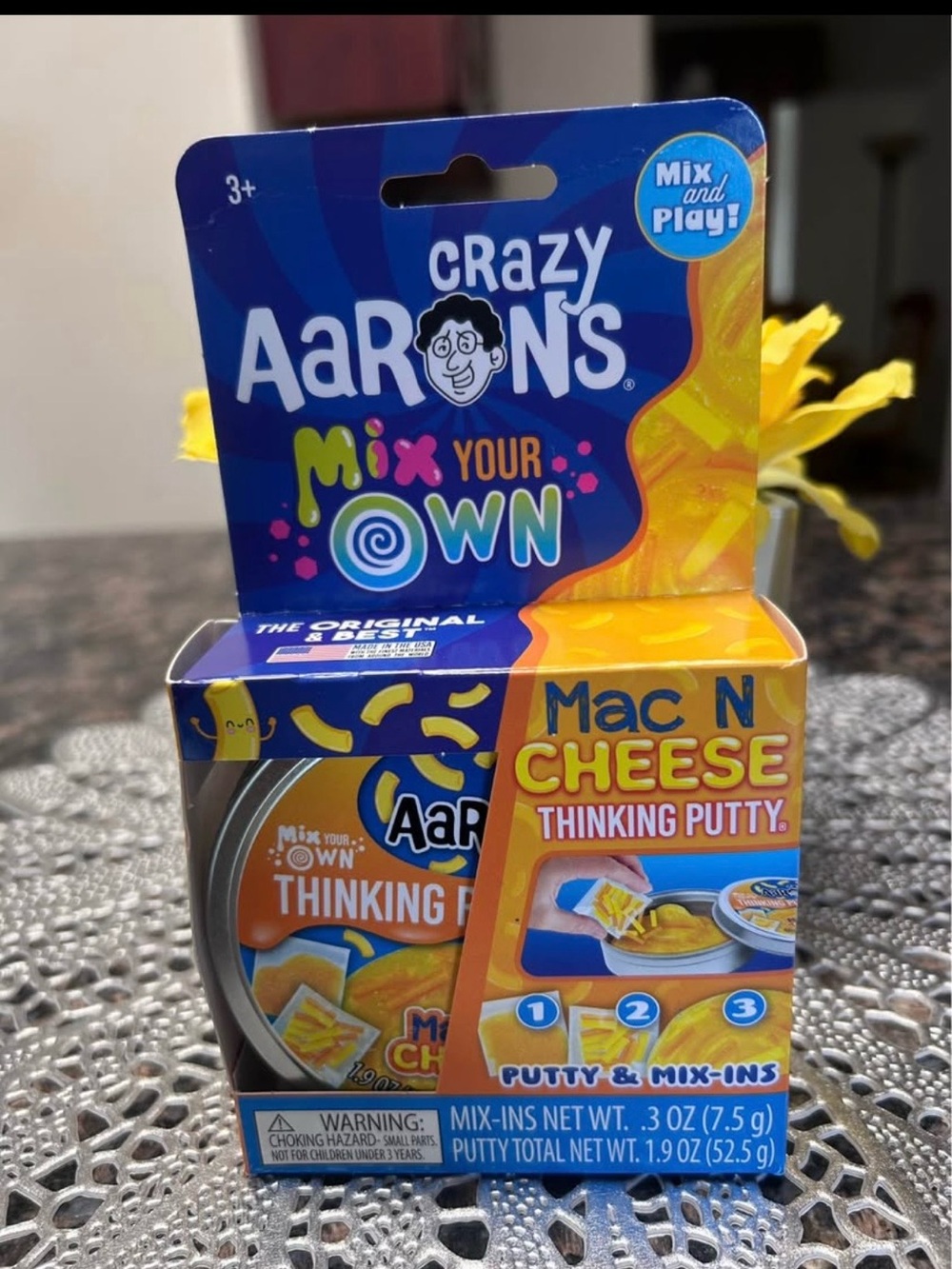 Crazy Aaron's Mix Your Own Mac N Cheese Thinking Putty